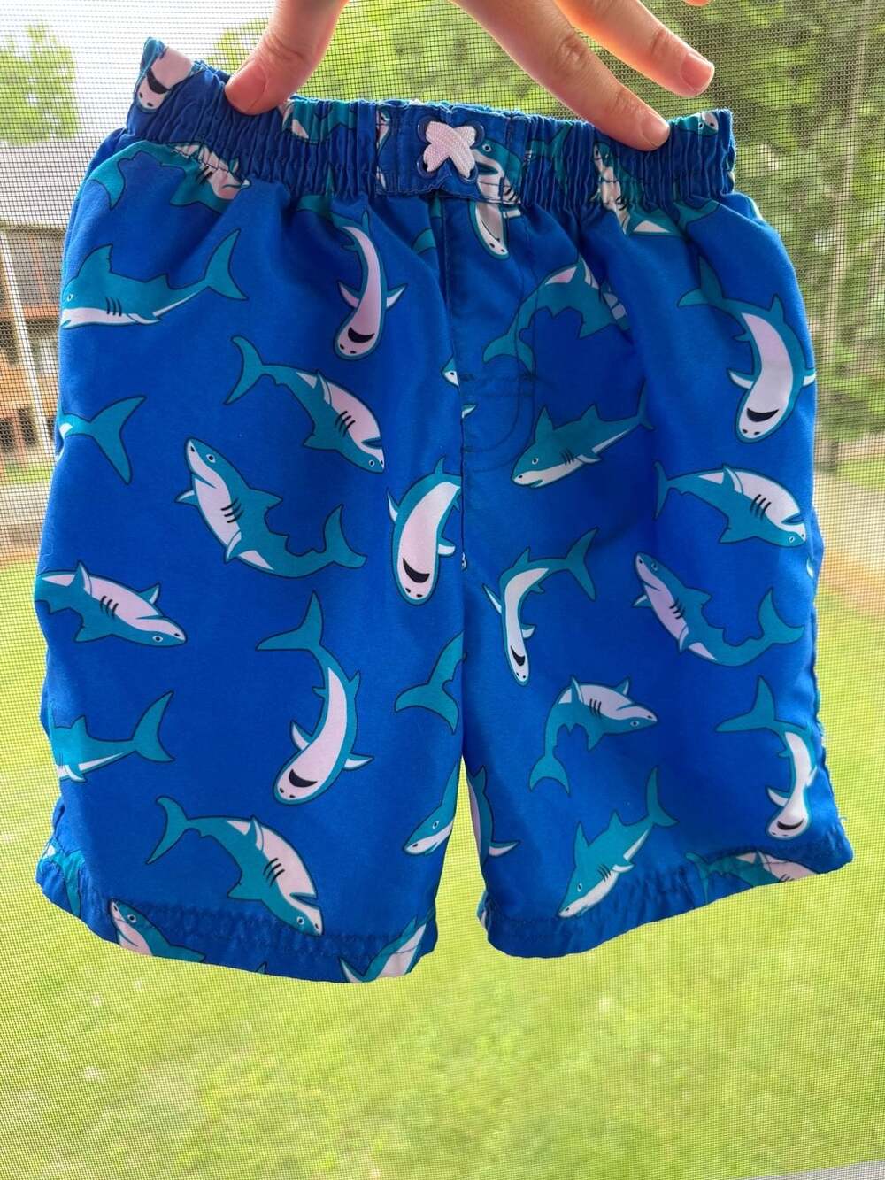 Vintage HealthTex Shark Swim Trunks, 3T